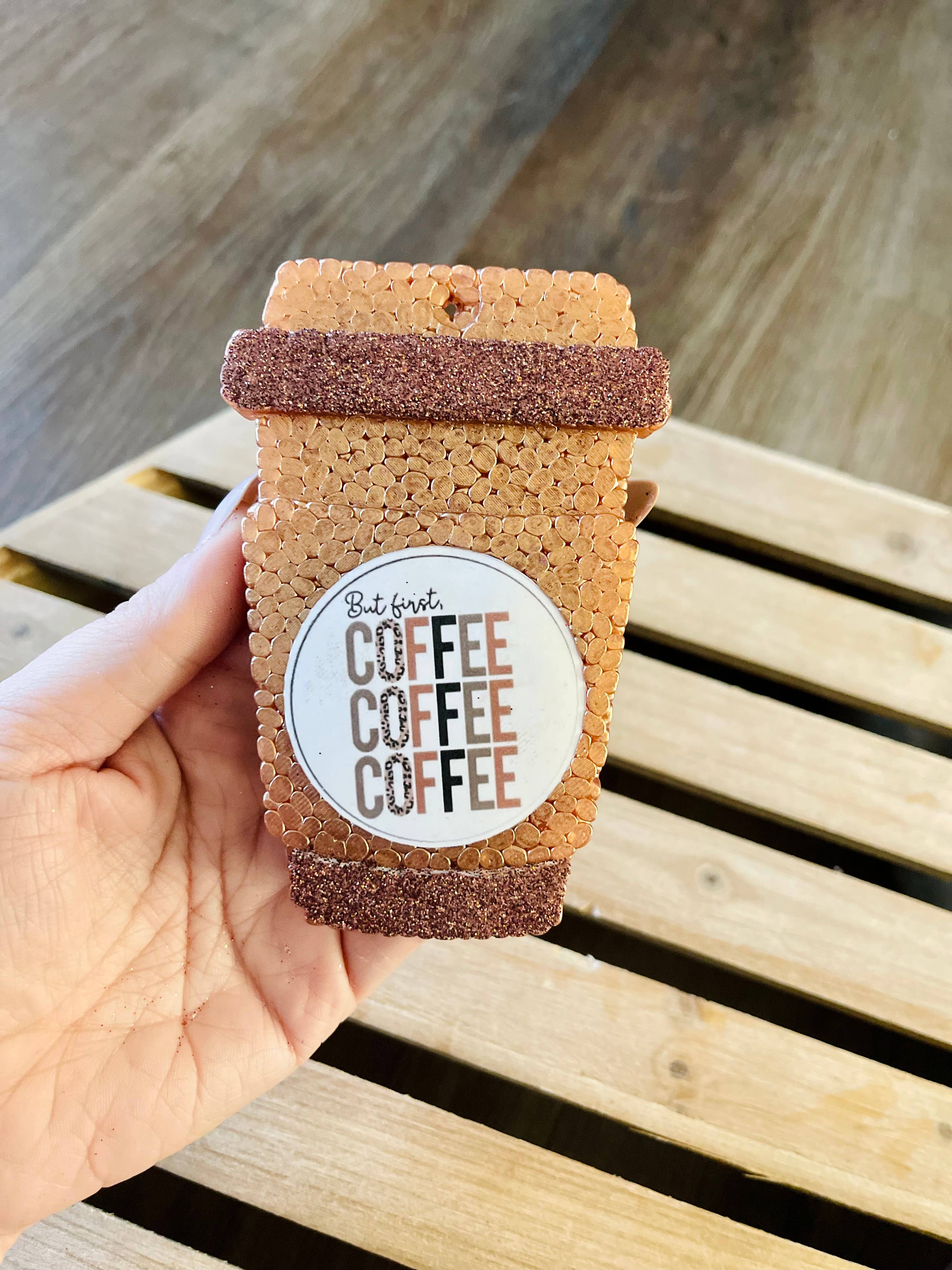 But First Coffee Car Freshie 