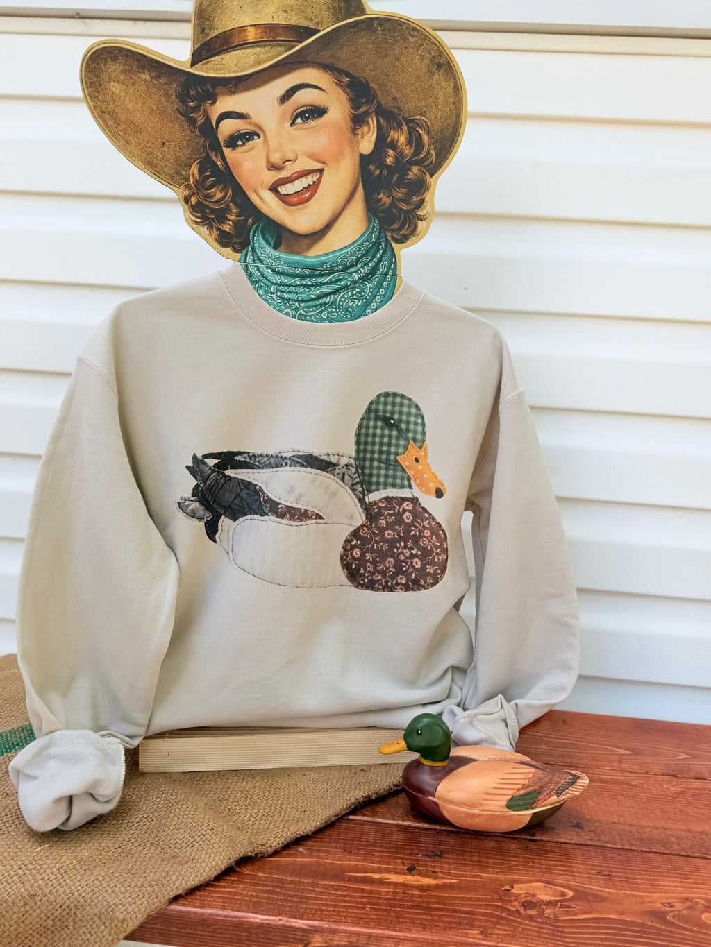Grannys Printed Patchwork Mallard