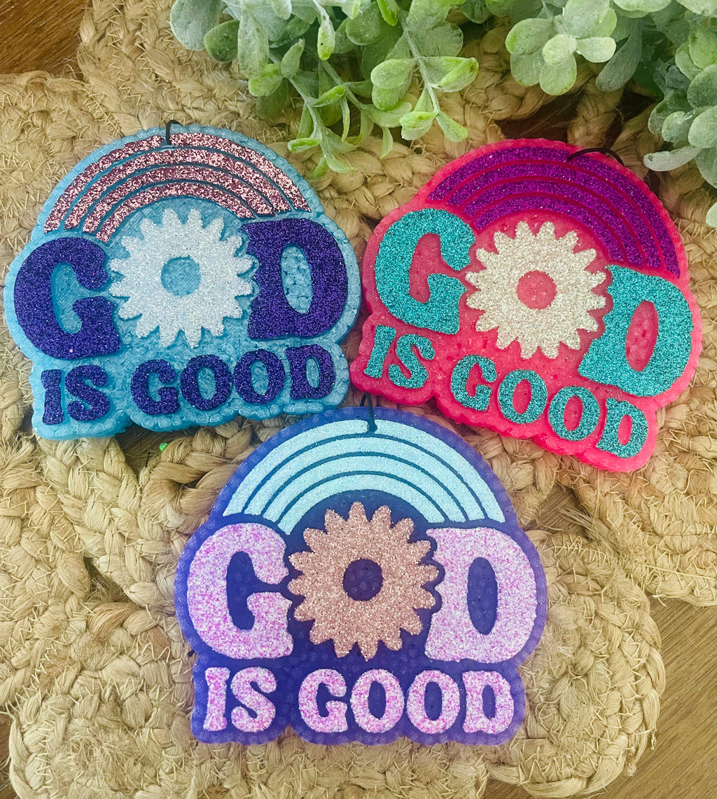 God is Good Car Freshie