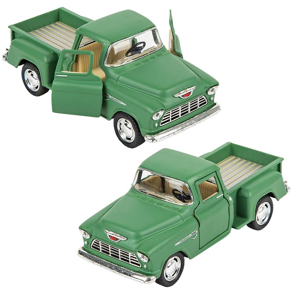 5" Diecast 1955 Chevy Stepside Pick Up