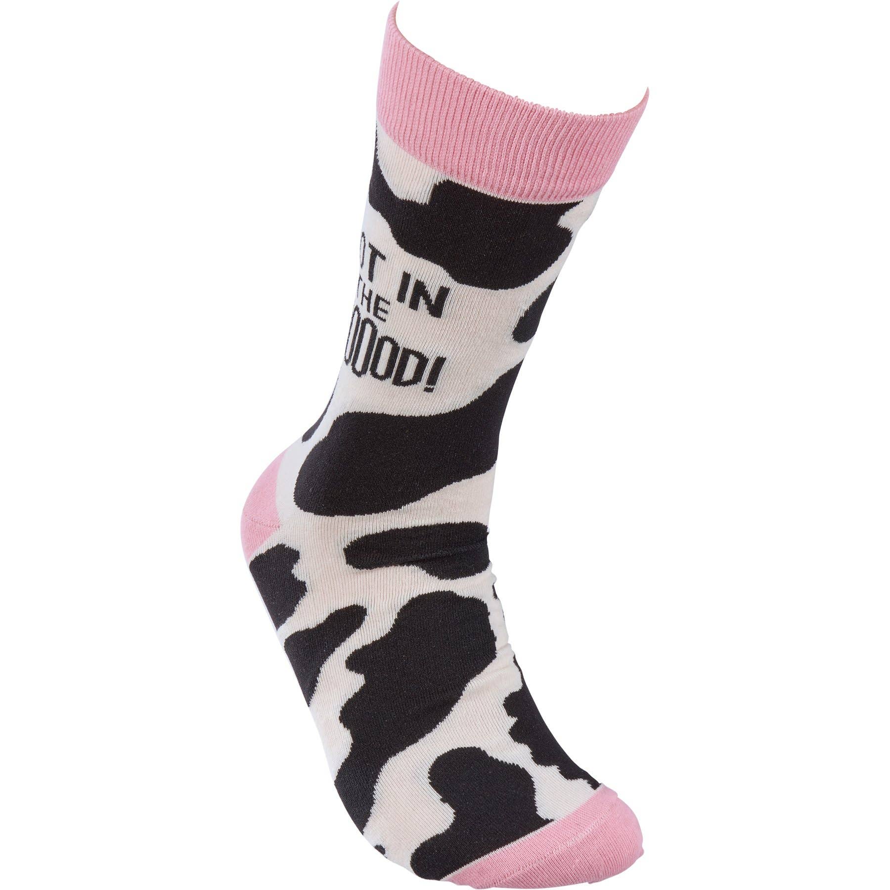 Not In The Mooood Socks