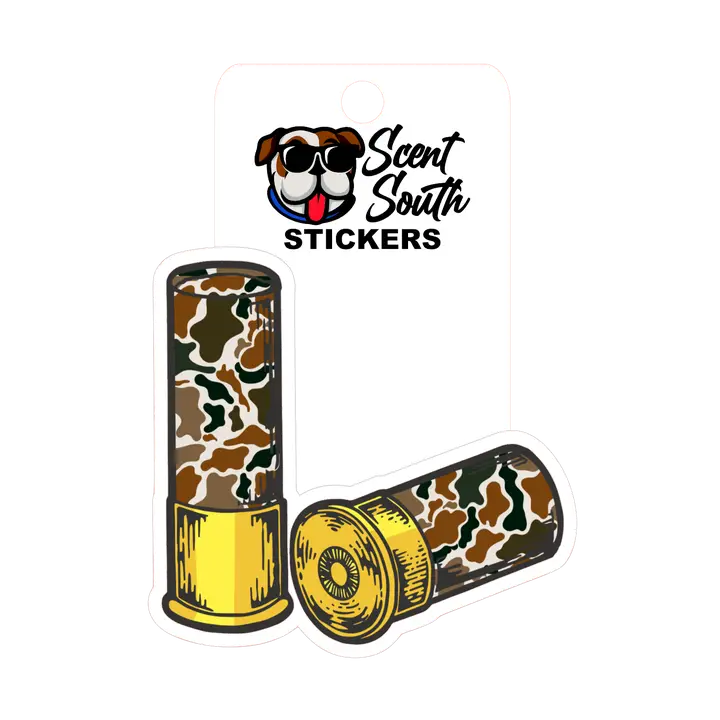Camo Bullet Sticker
