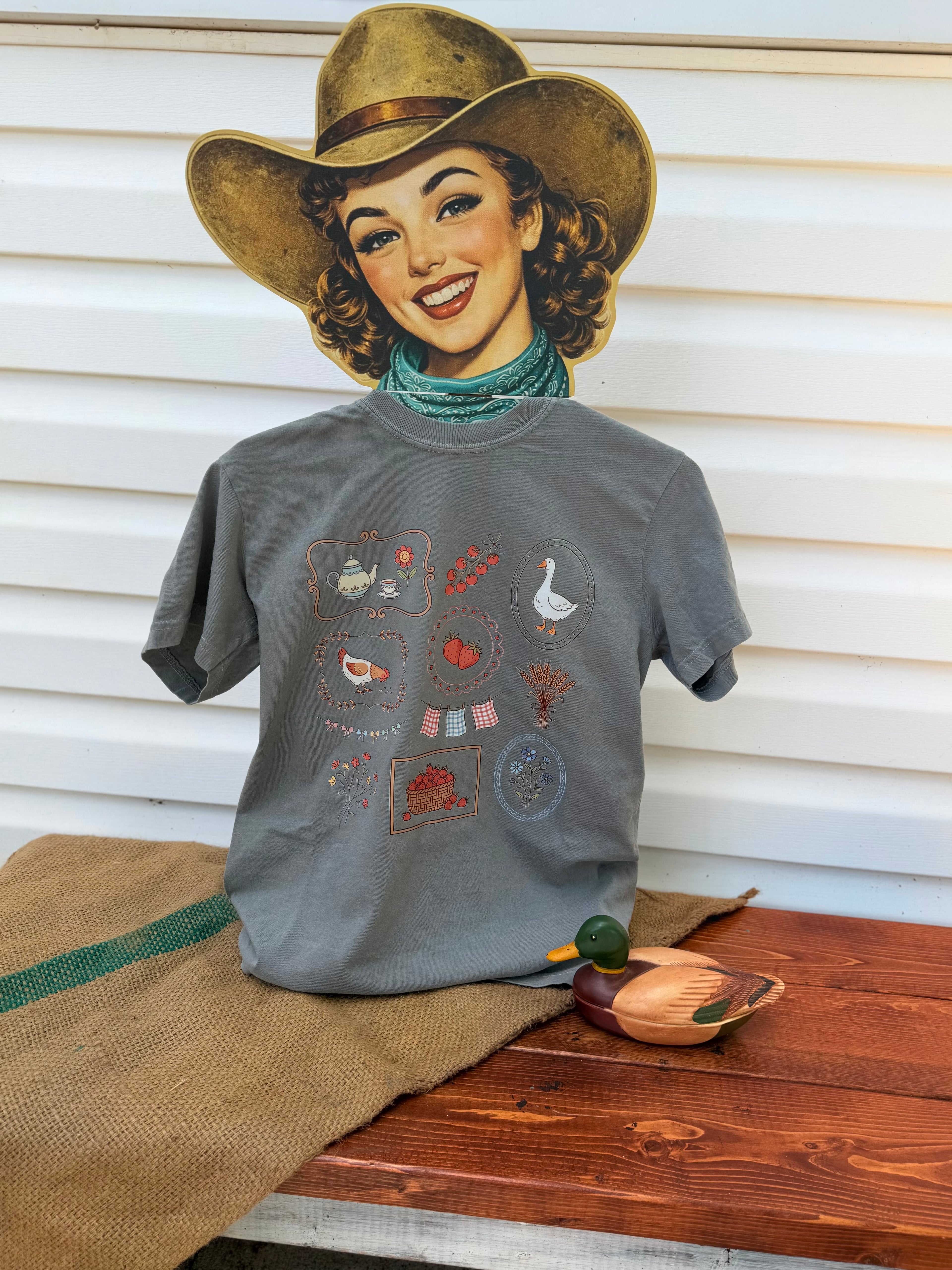Cottage Core Graphic Tee- Made To Order