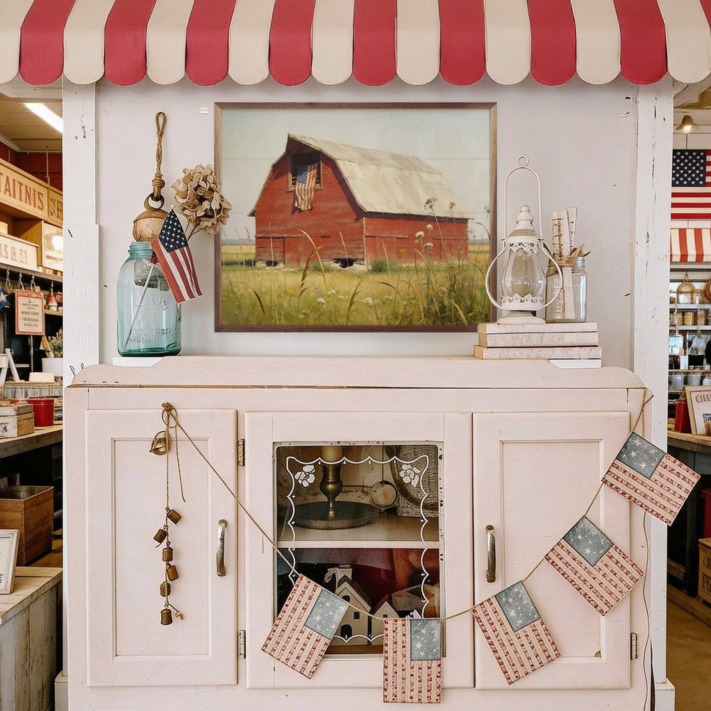 Red Barn Of The Heartland: 10x8