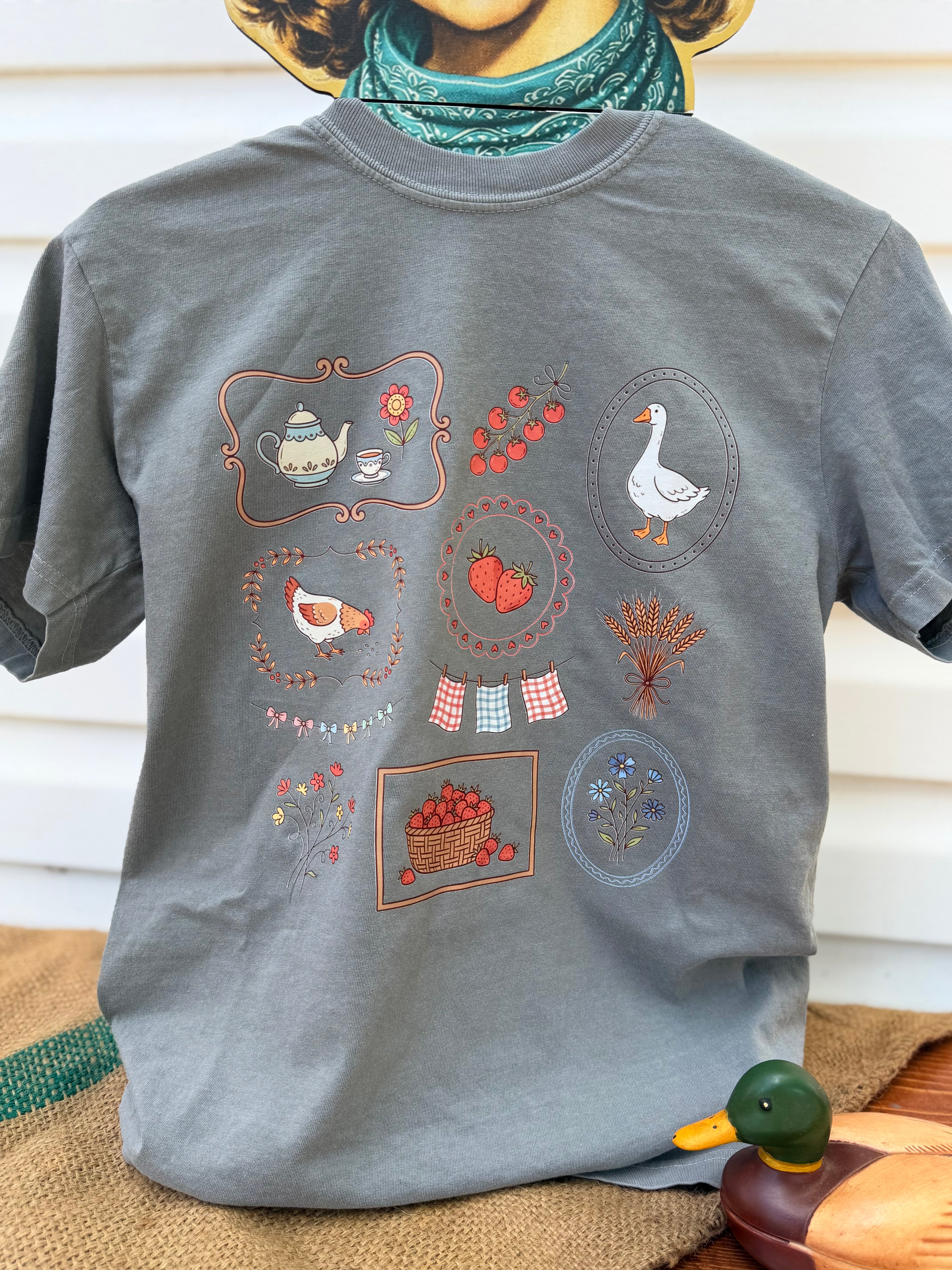 Cottage Core Graphic Tee- Made To Order