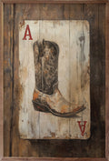 Western Playing Card 3 By Nina Blue: 10x16