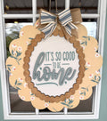 ITS SO GOOD TO BE HOME SCALLOPED SIGN : 21.65"