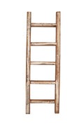 Farmhouse 4 Foot Blanket Wood Ladder: Antiqued White