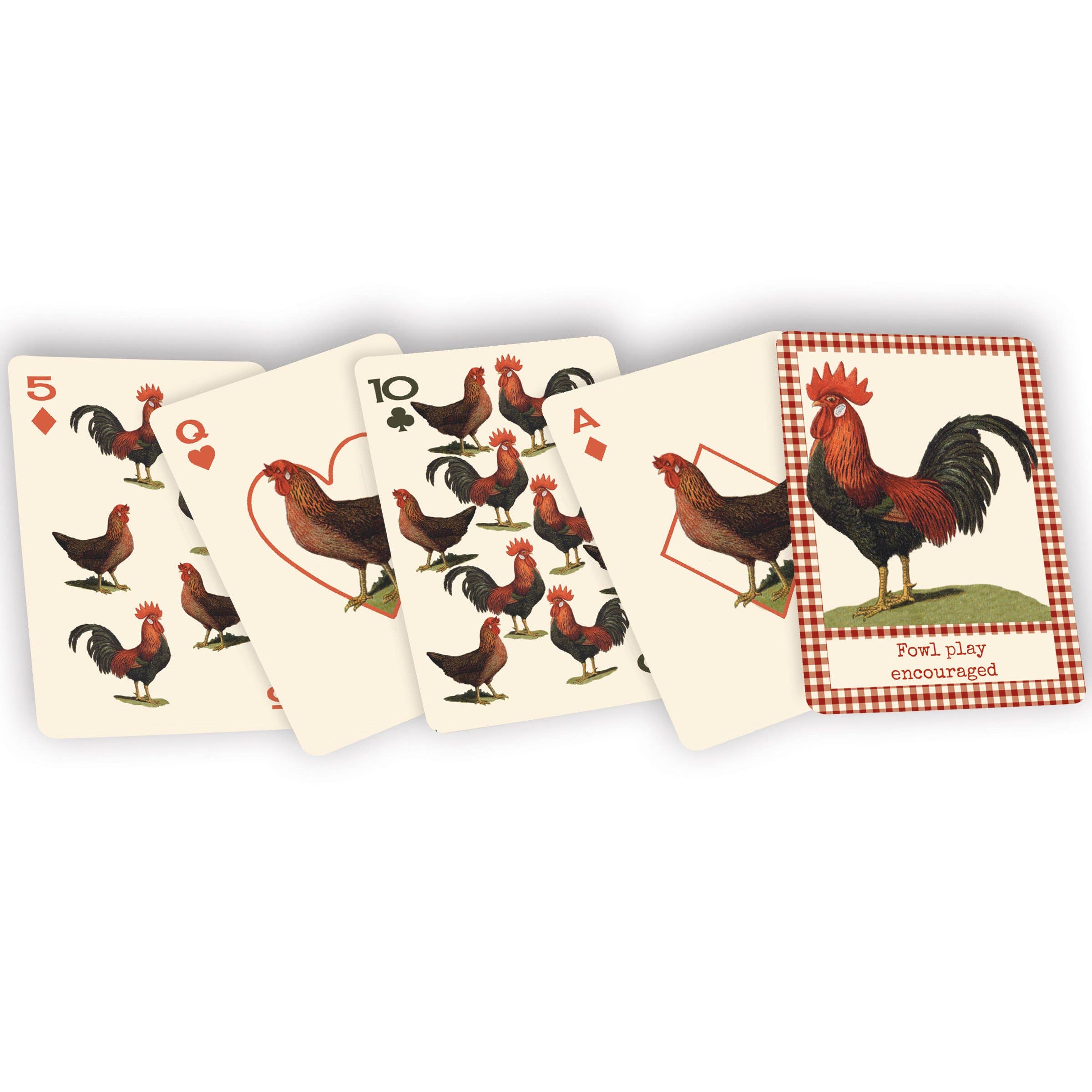 Fowl Play Encouraged Playing Cards