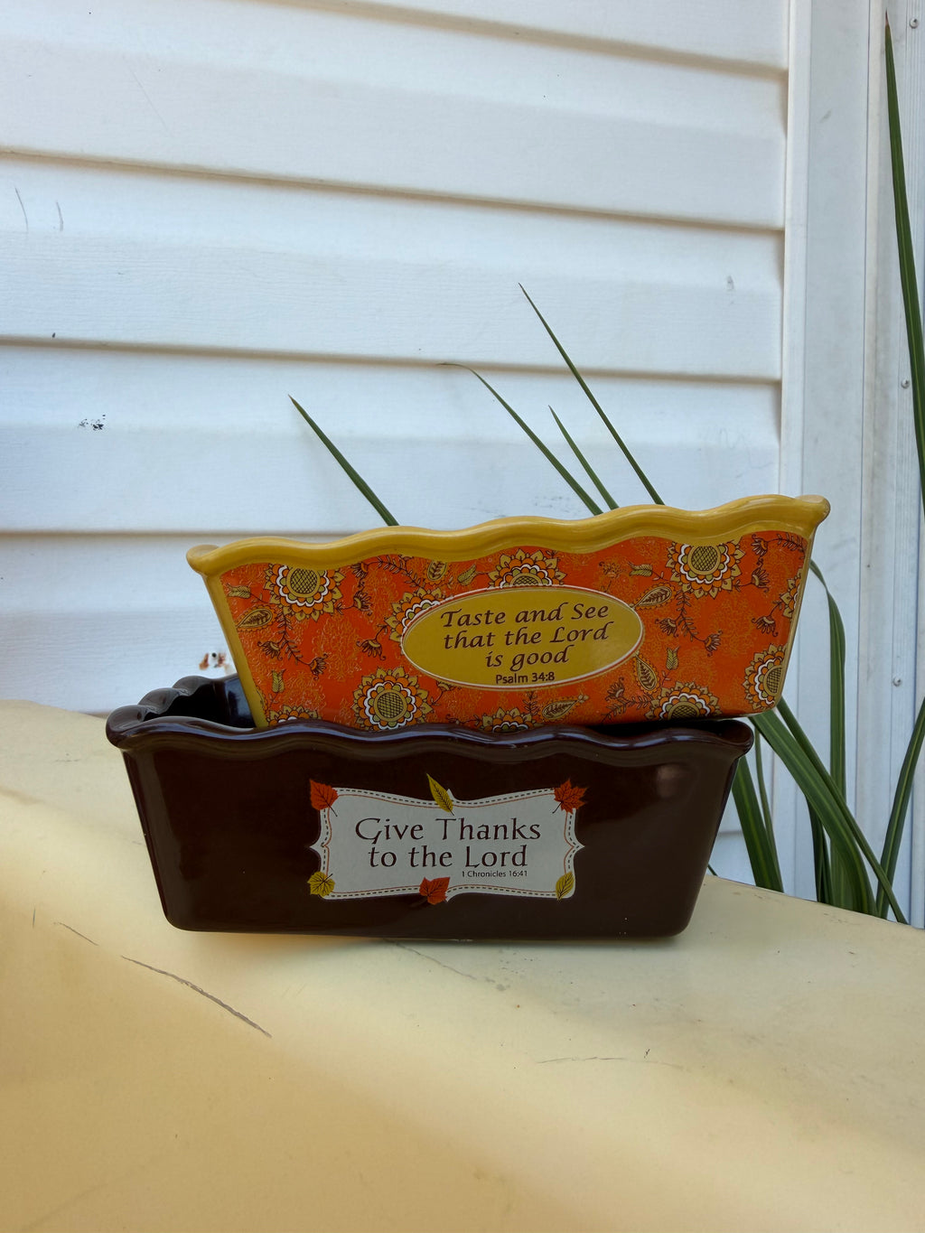 Taste And See That The Lord Is Good Ceramic Dish