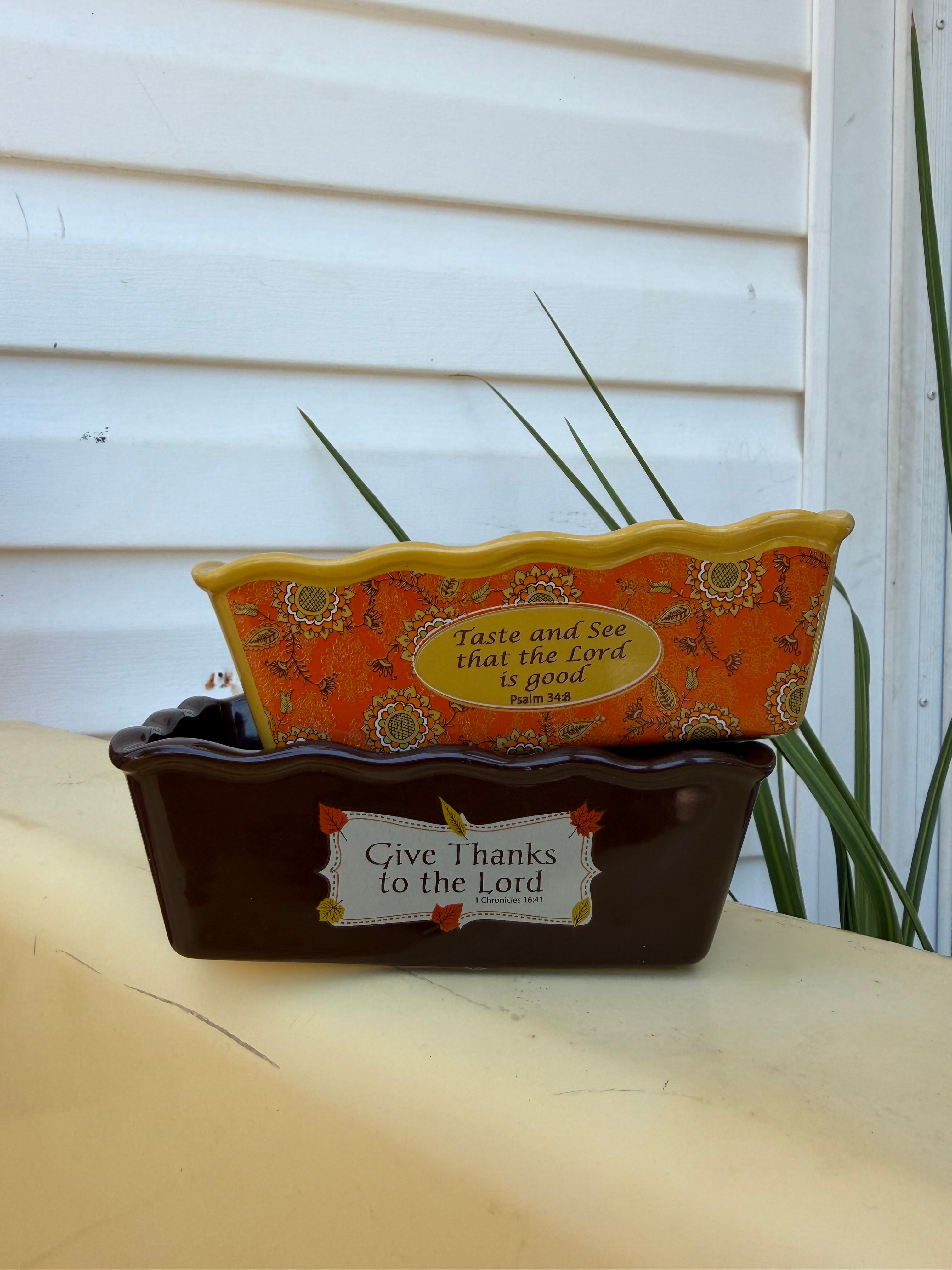 Taste And See That The Lord Is Good Ceramic Dish