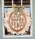 OUR HAPPY PLACE SCALLOPED SIGN
