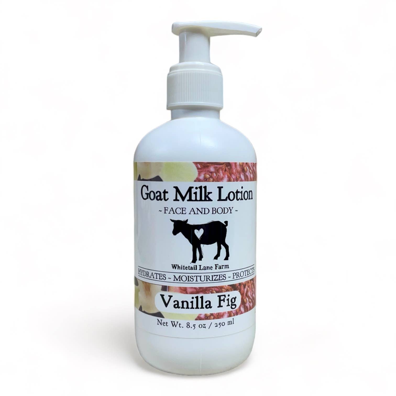 Goat Milk Lotion - Vanilla Fig: 8.5 oz with disc cap lid