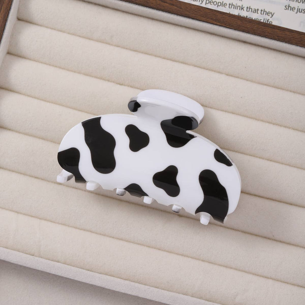 Cow Print Claw Clip