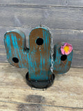 Cactus Metal Bird House