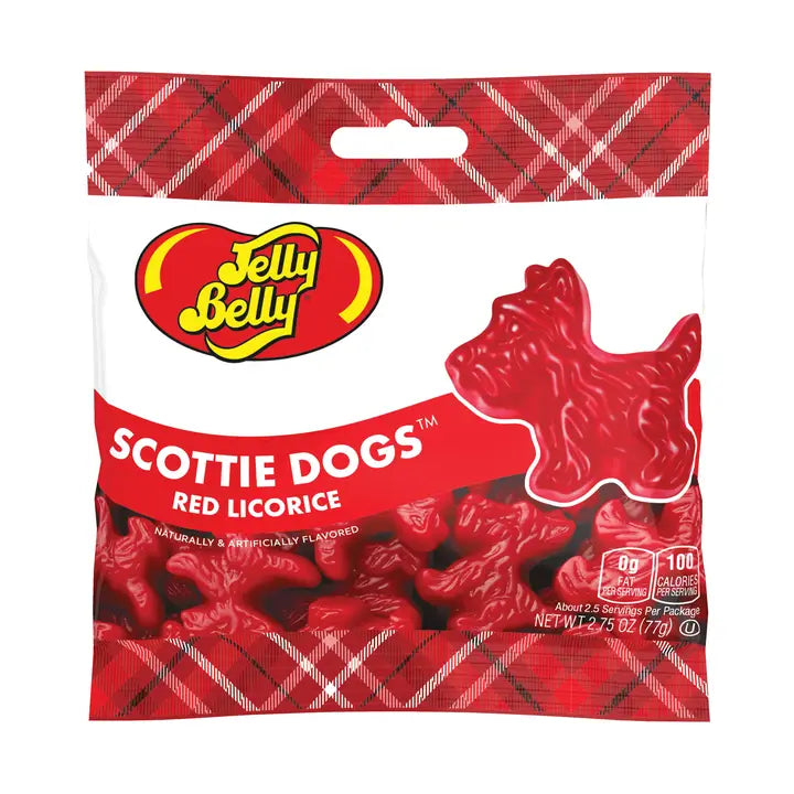 Scottie Dogs Jelly Beans- Red Licorice