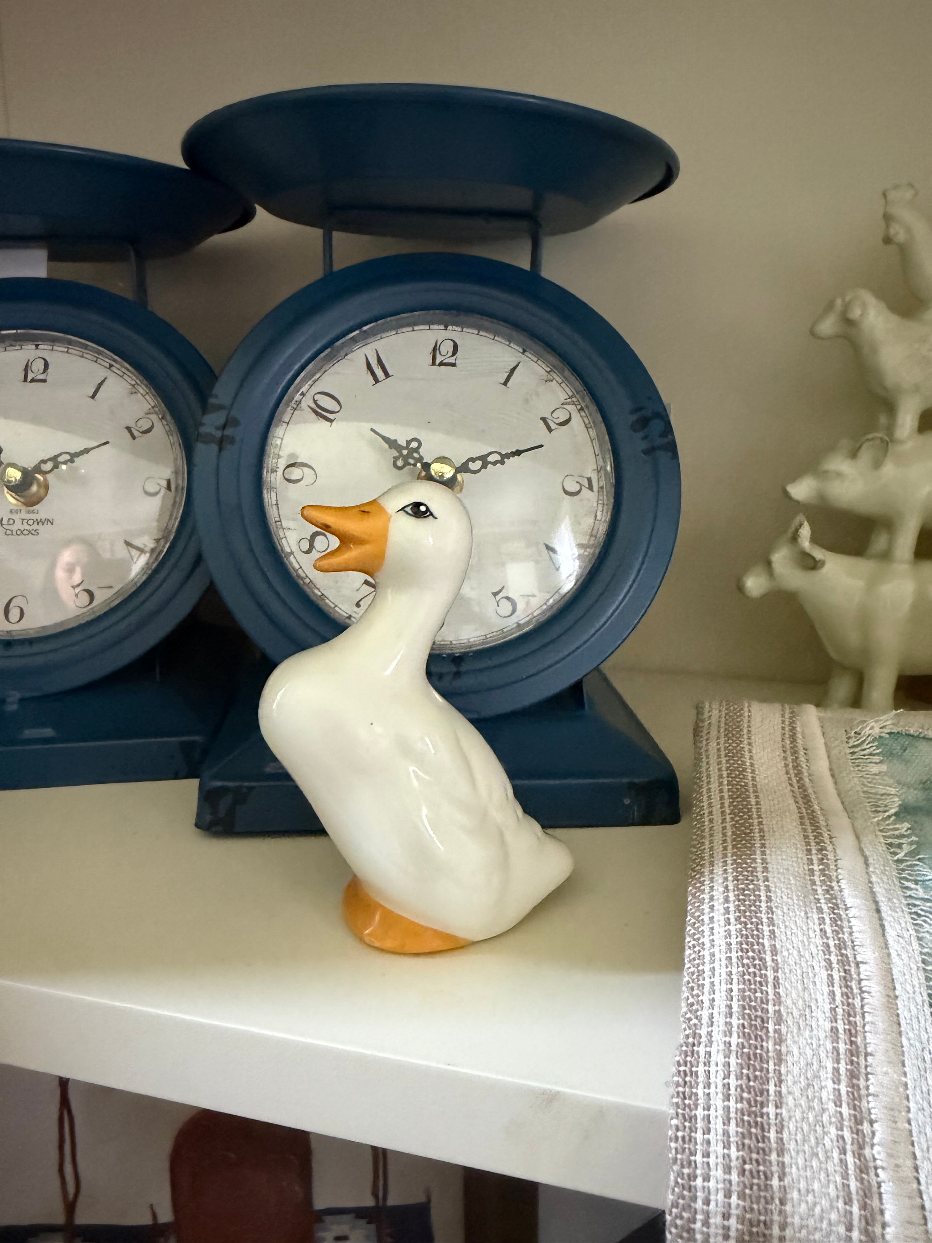Vintage Goose Shelf Sitter