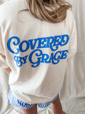 Covered By Grace blue puff