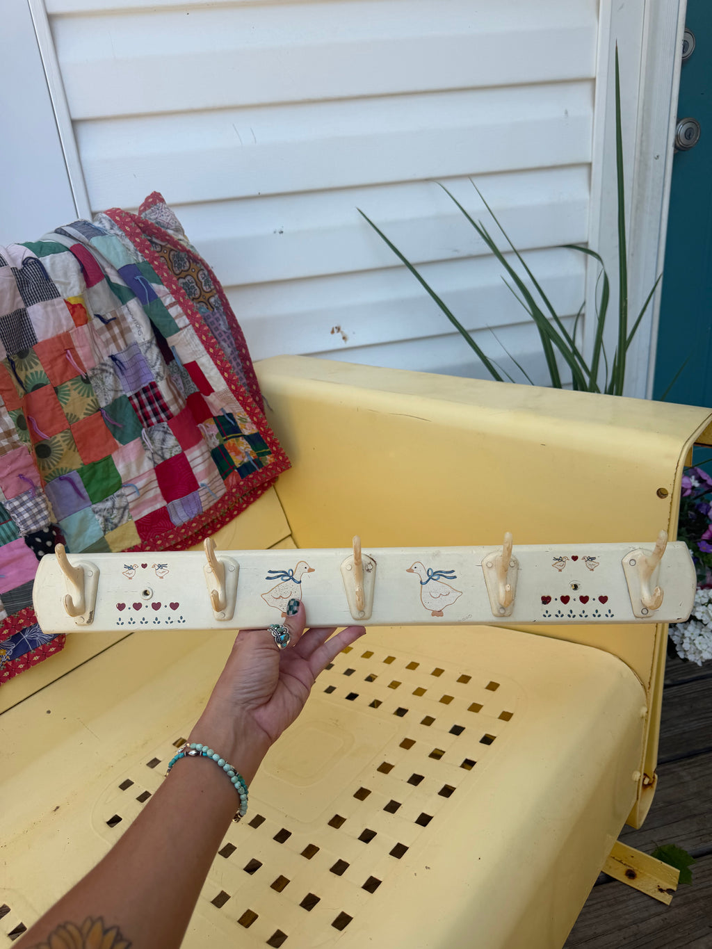 Vintage Goose Rack