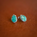The Shay Stud Earrings: Turquoise
