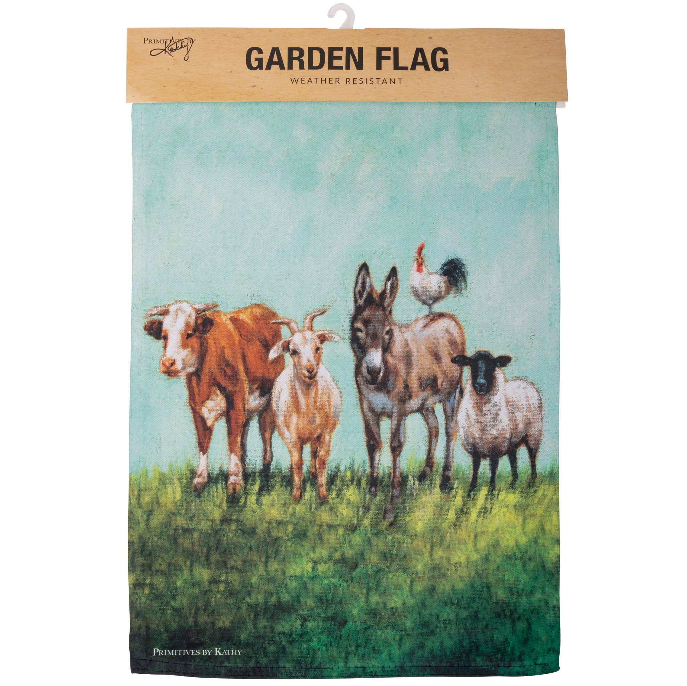 Animal Family Garden Flag