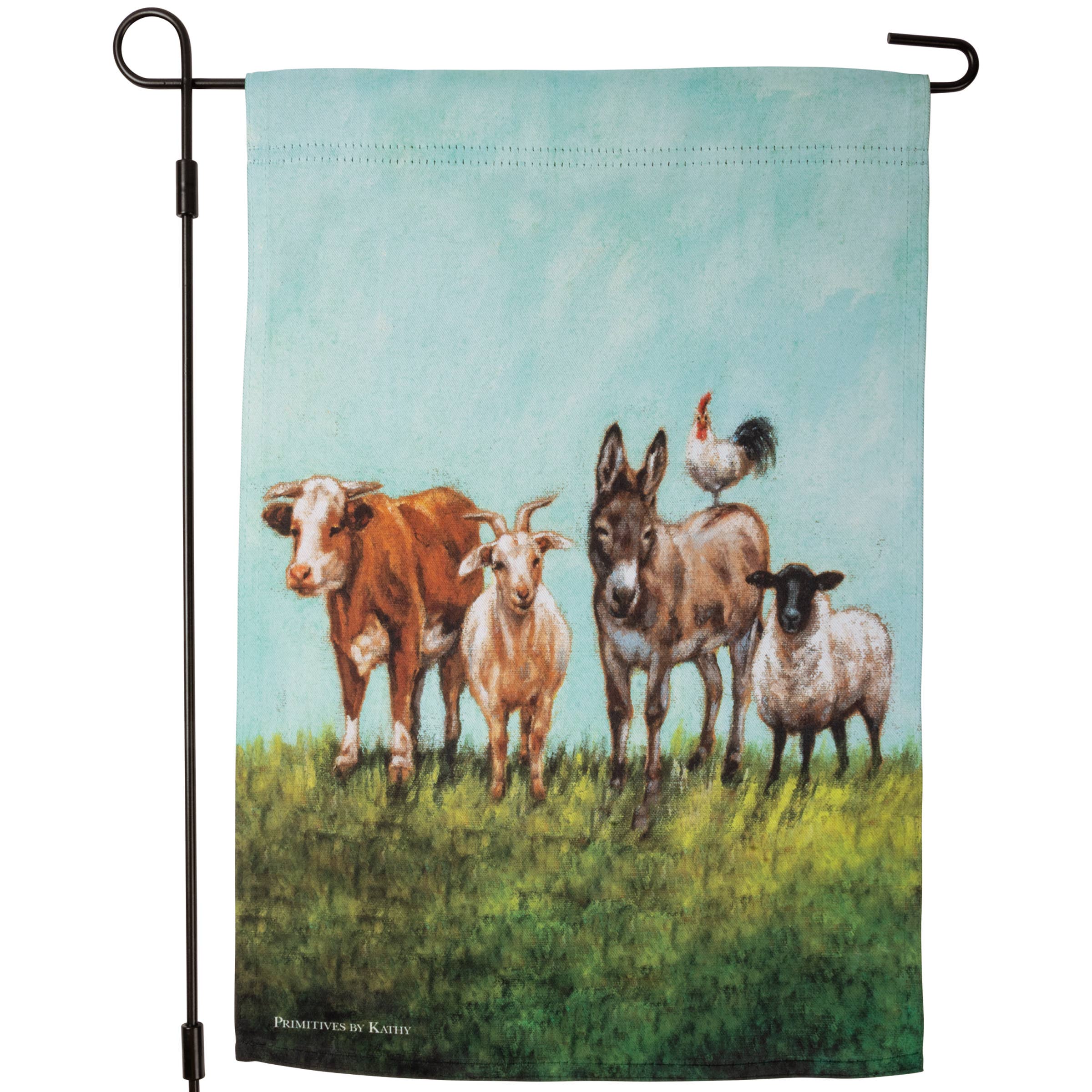 Animal Family Garden Flag
