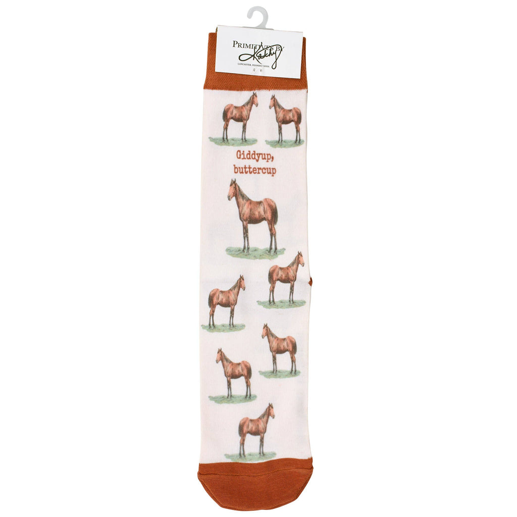 Giddyup, Buttercup Socks
