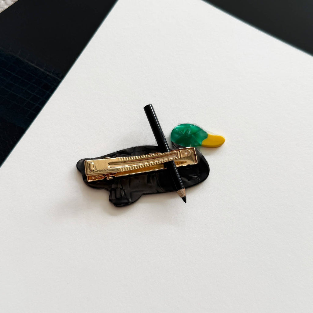 Whimsical Duck Hair Claw Clip