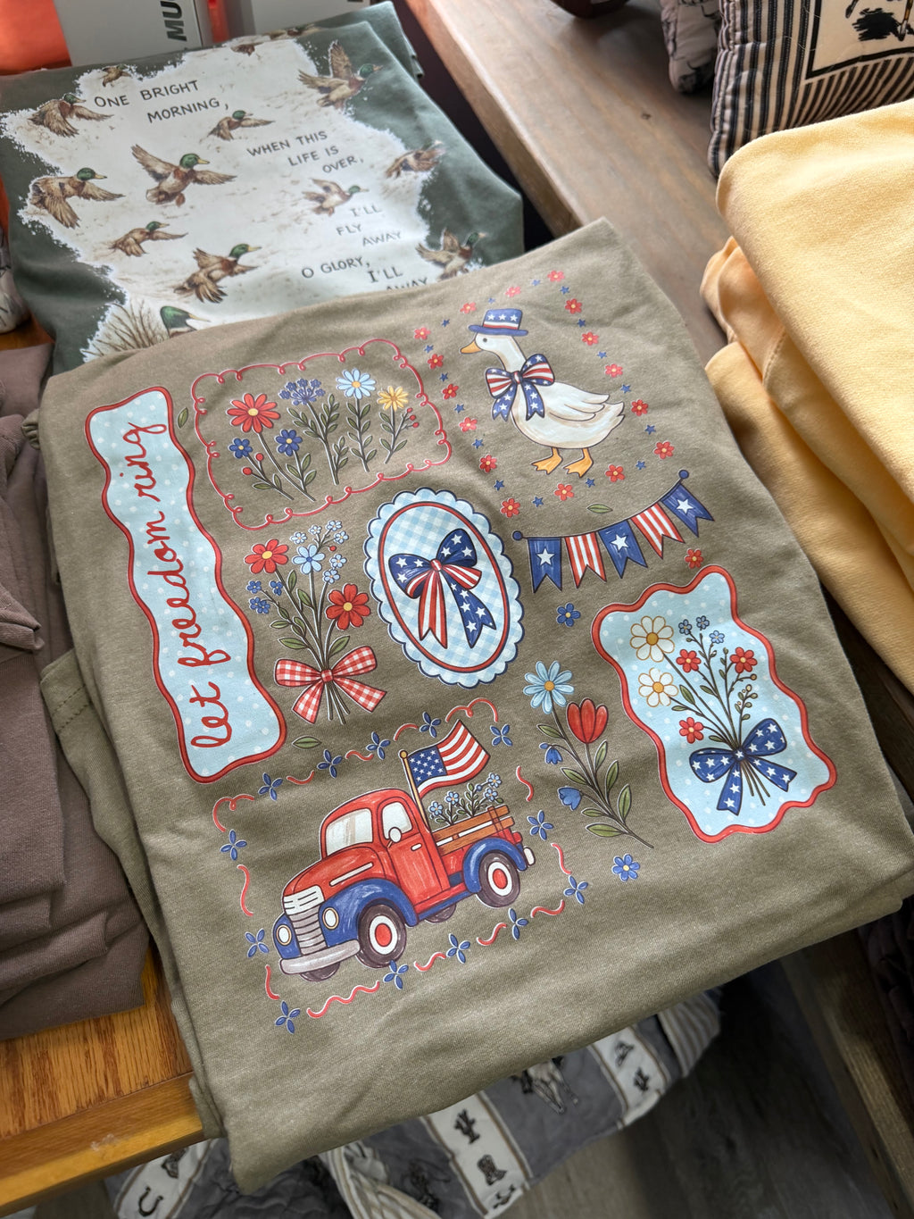 Let Freedom Ring USA Graphic Tee