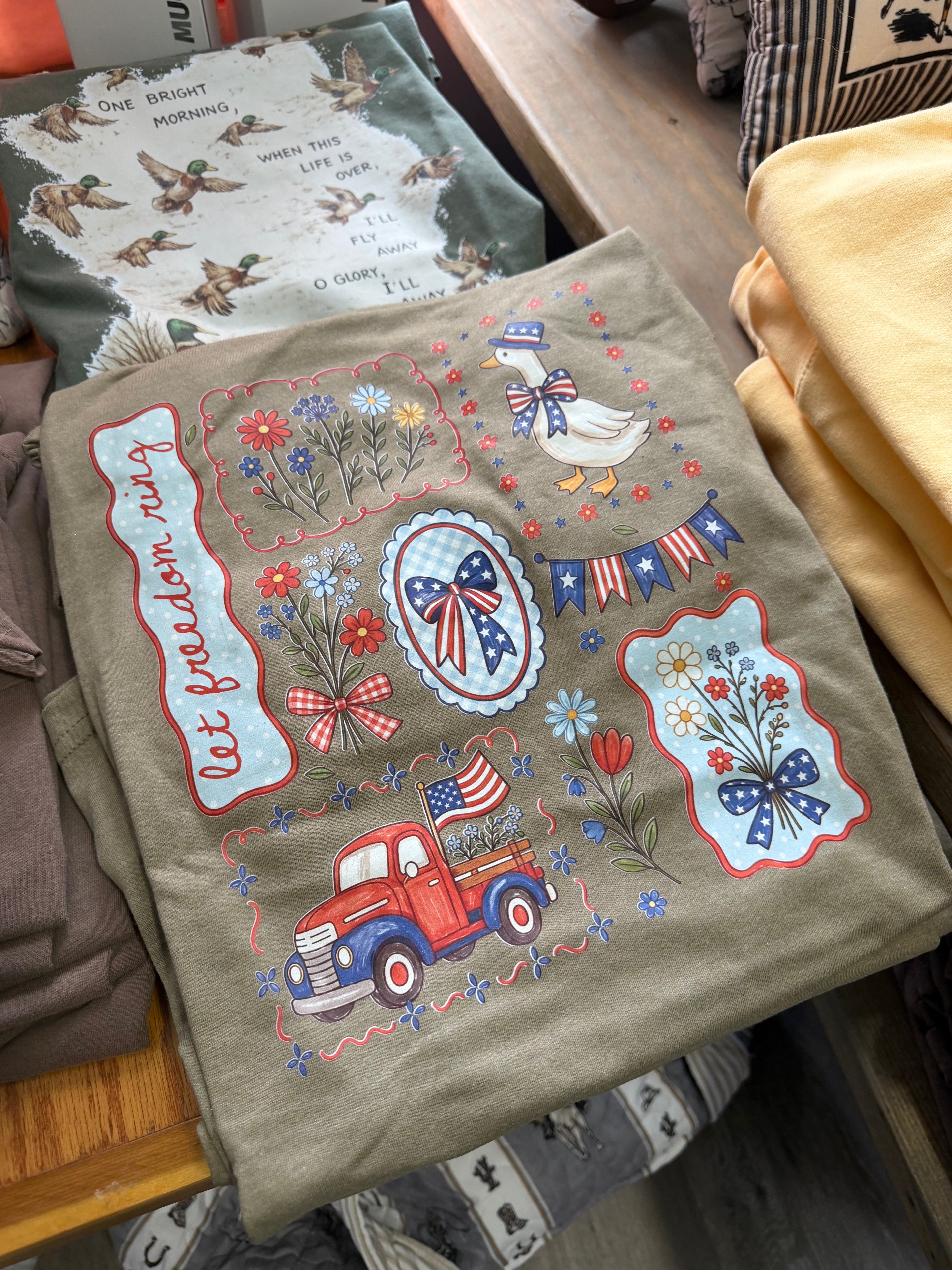 Let Freedom Ring USA Graphic Tee