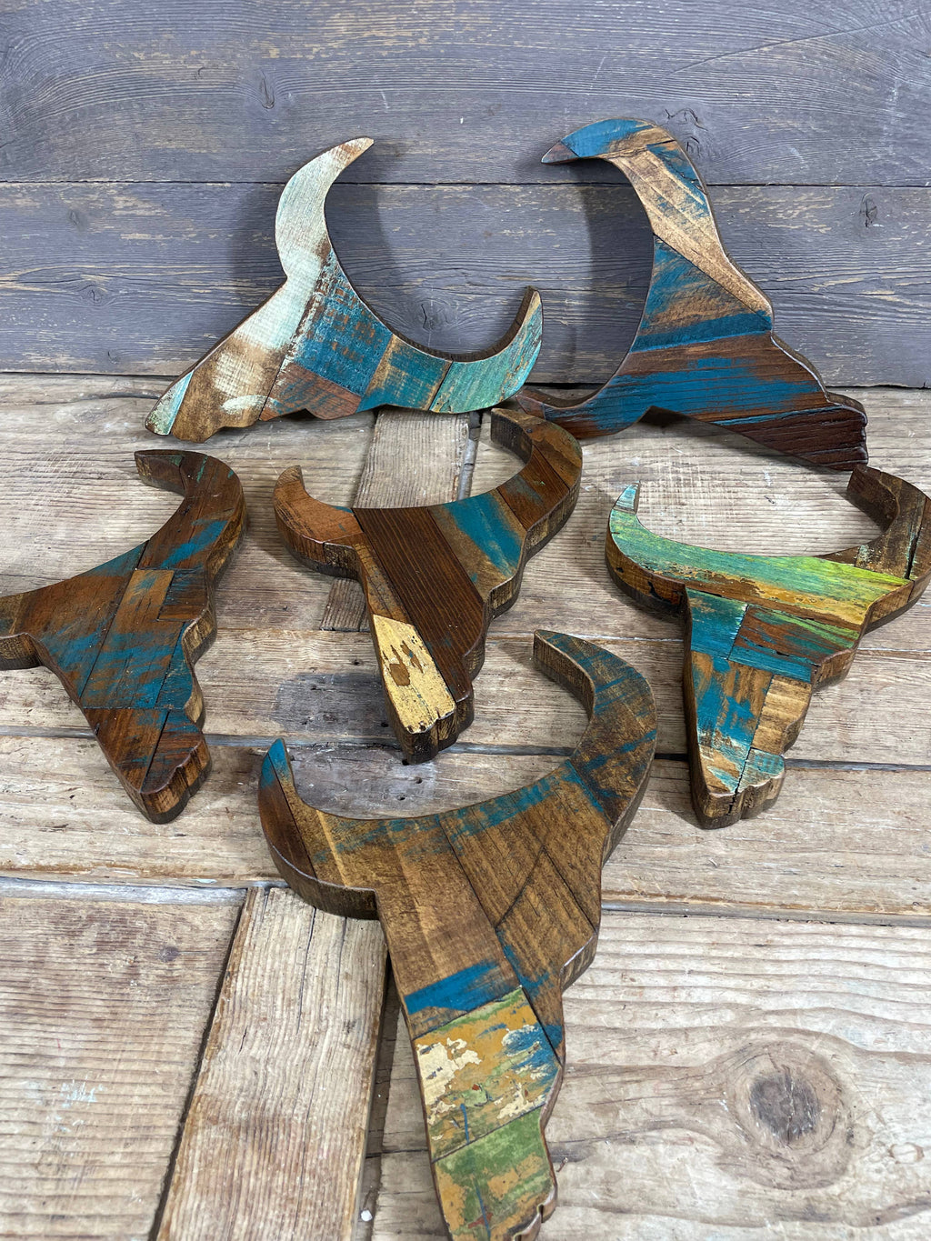 Reclaimed Wood Skull