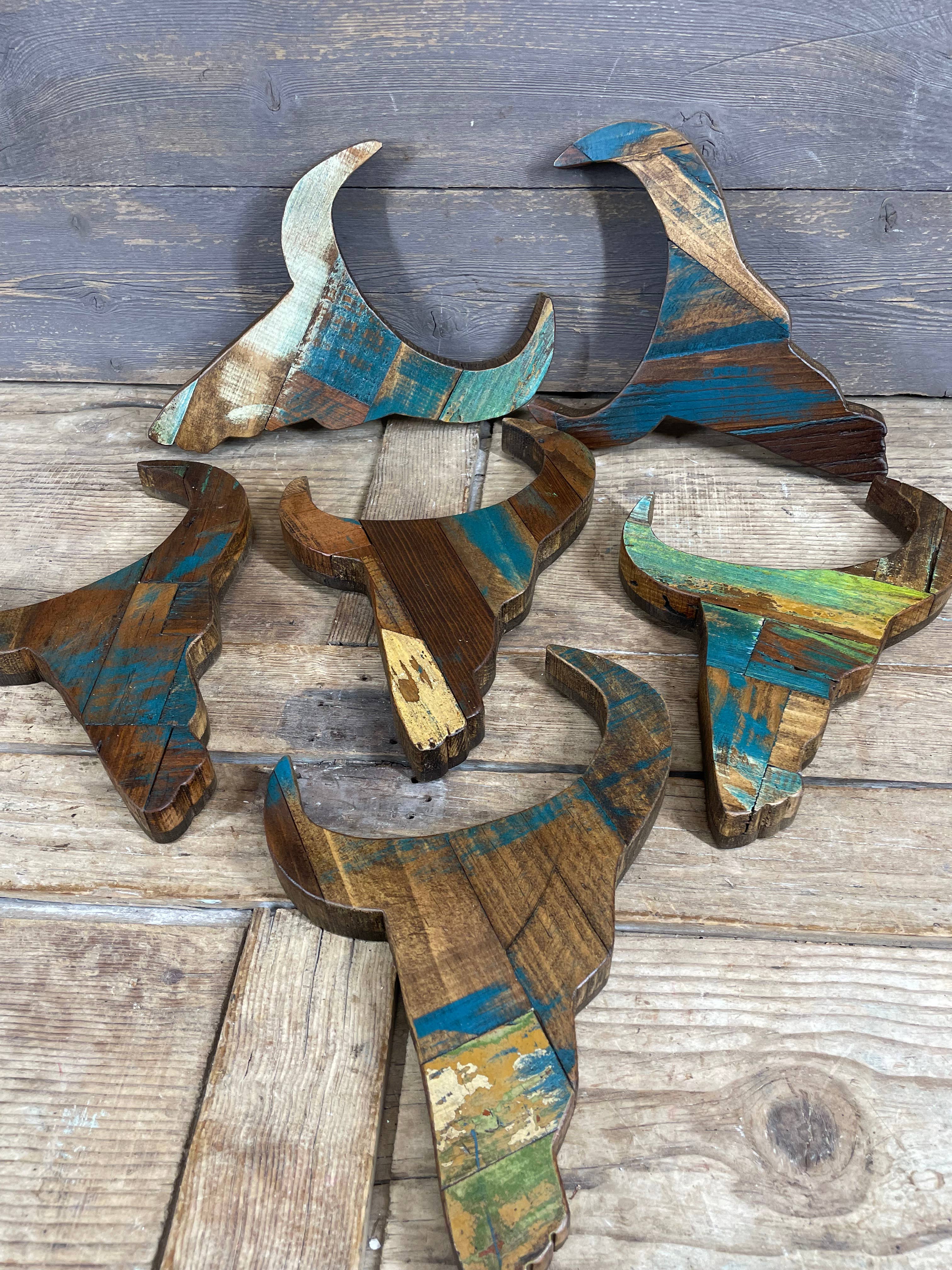 Reclaimed Wood Skull