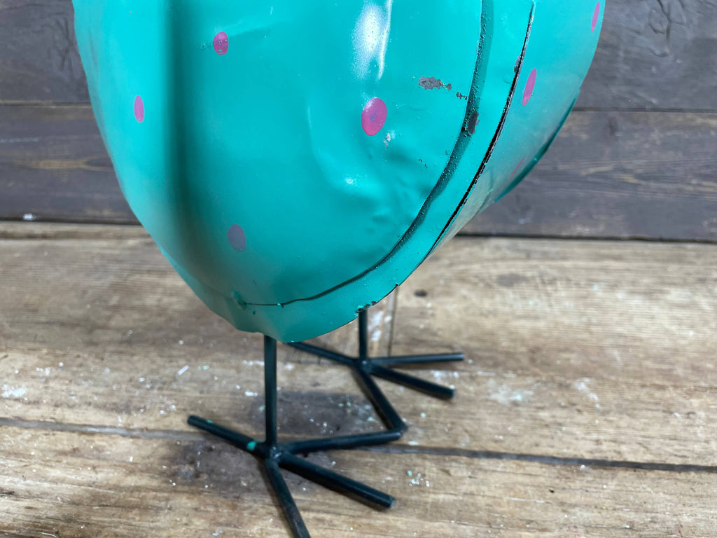 Mama Chicken Polka Dot: Turquoise