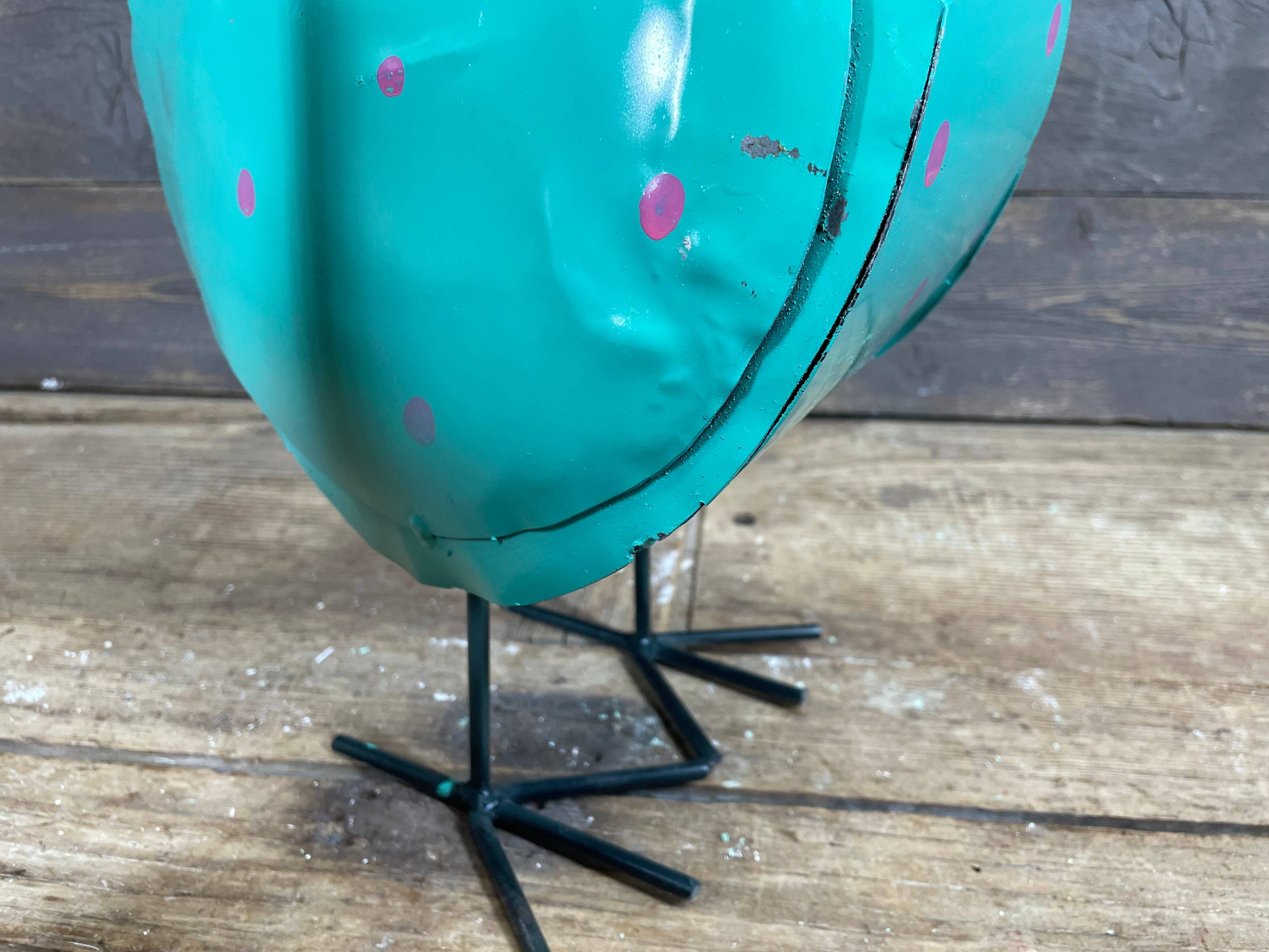 Mama Chicken Polka Dot: Turquoise