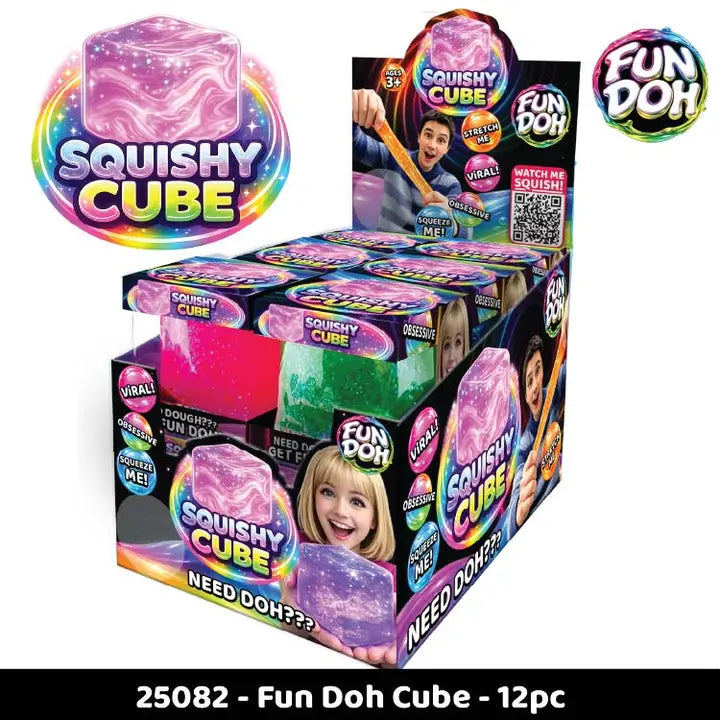 Fun Doh Squish & Squeeze Stress Cube
