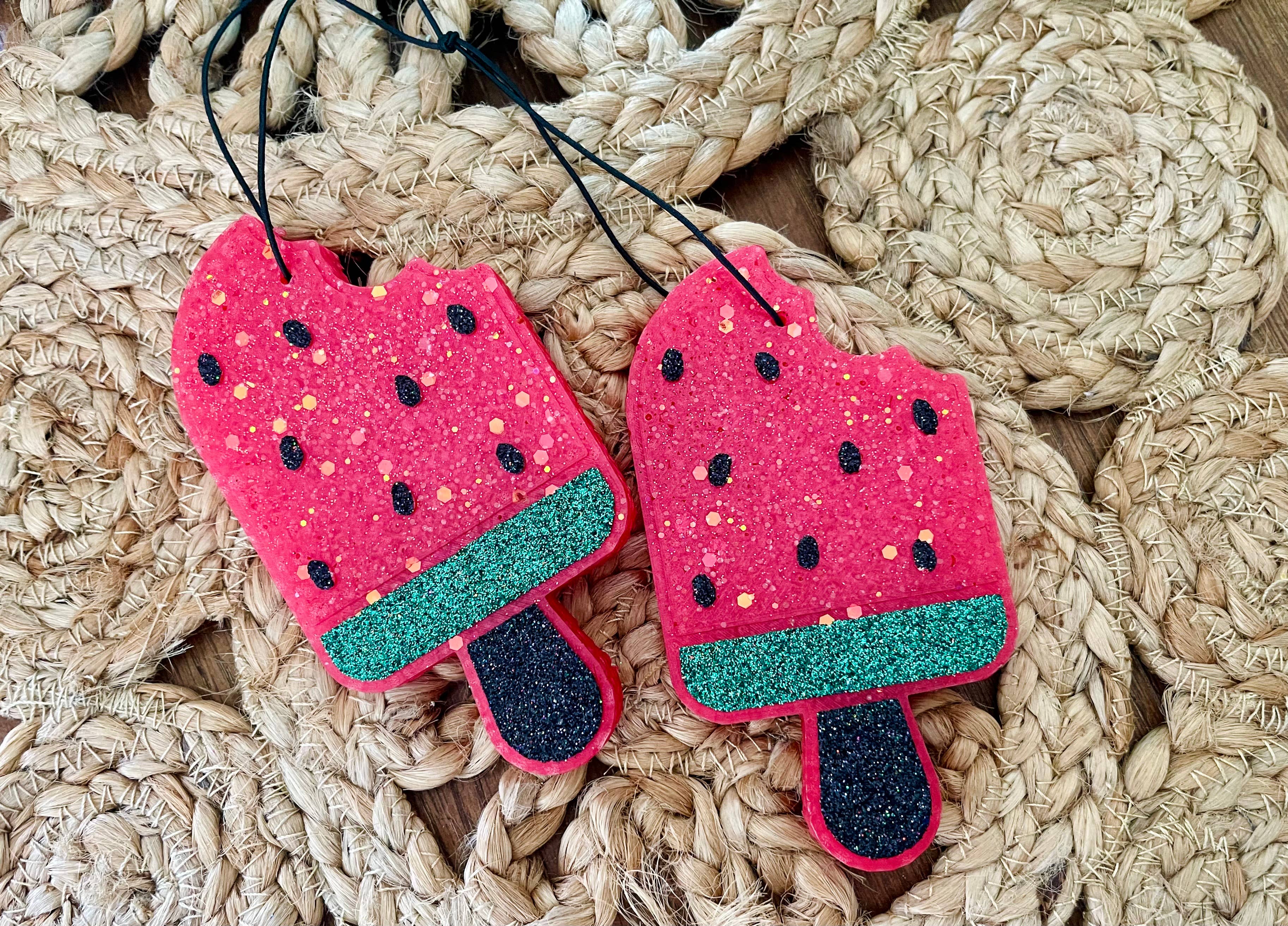 Watermelon Popsicle Car Freshie 