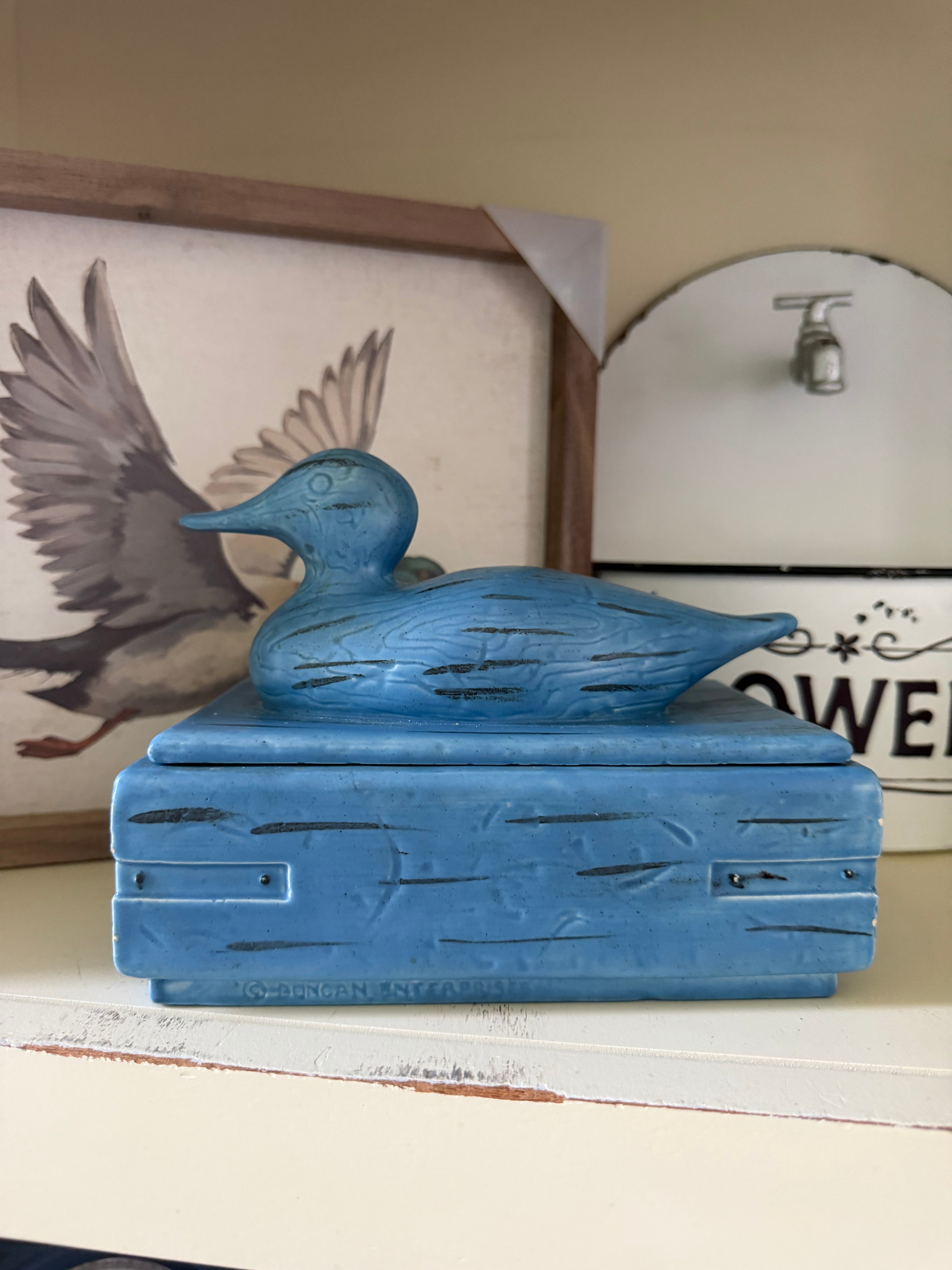 Vintage Duck Trinket