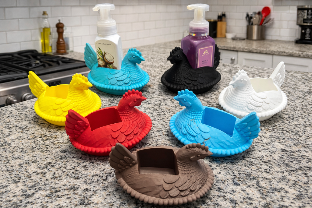 Hen On Nest Soap Holder