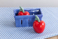 Cherry in Basket Salt & Pepper Shakers Set of 3 - Red