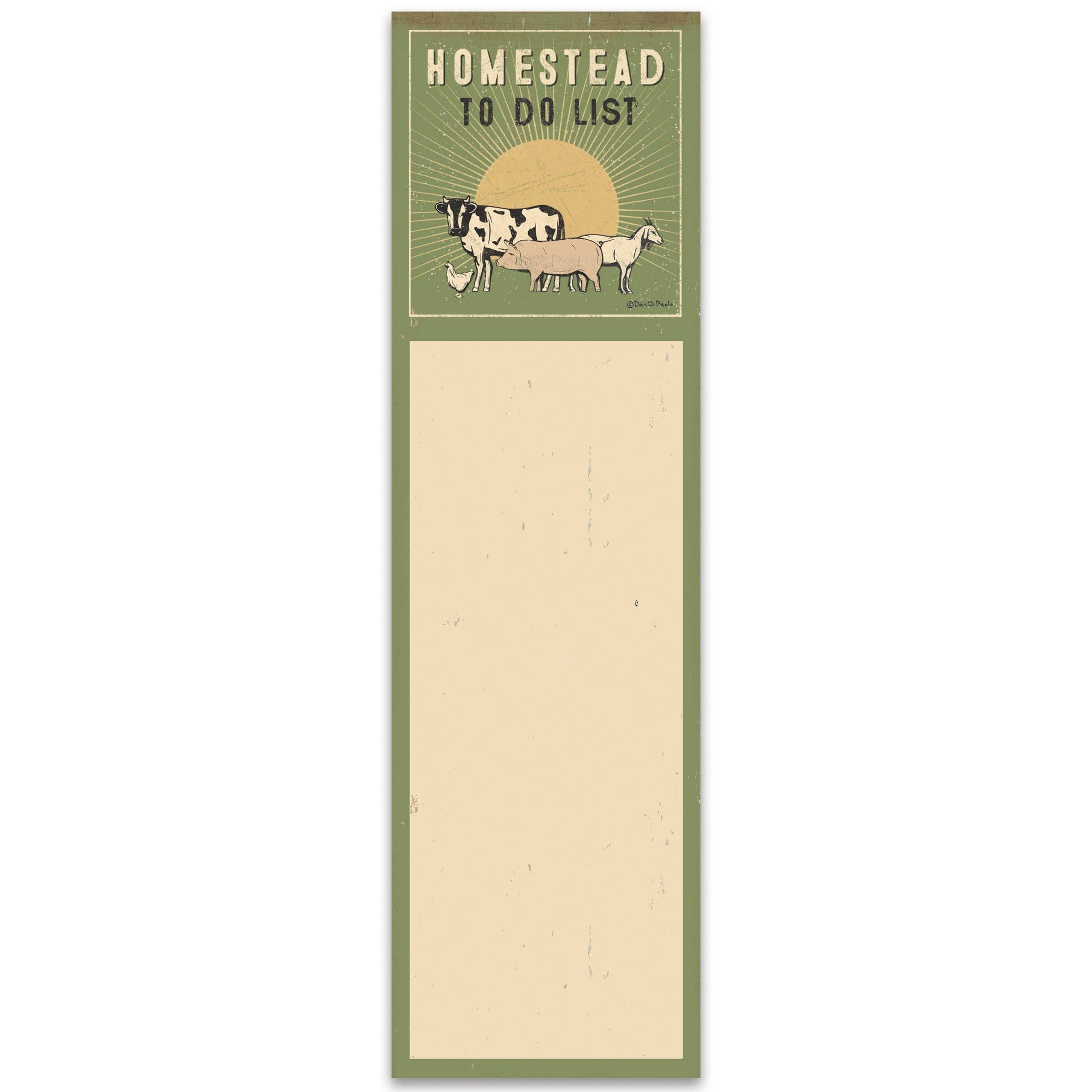 Homestead To Do List Pad