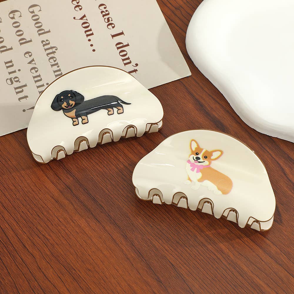 Corgi Claw Clip