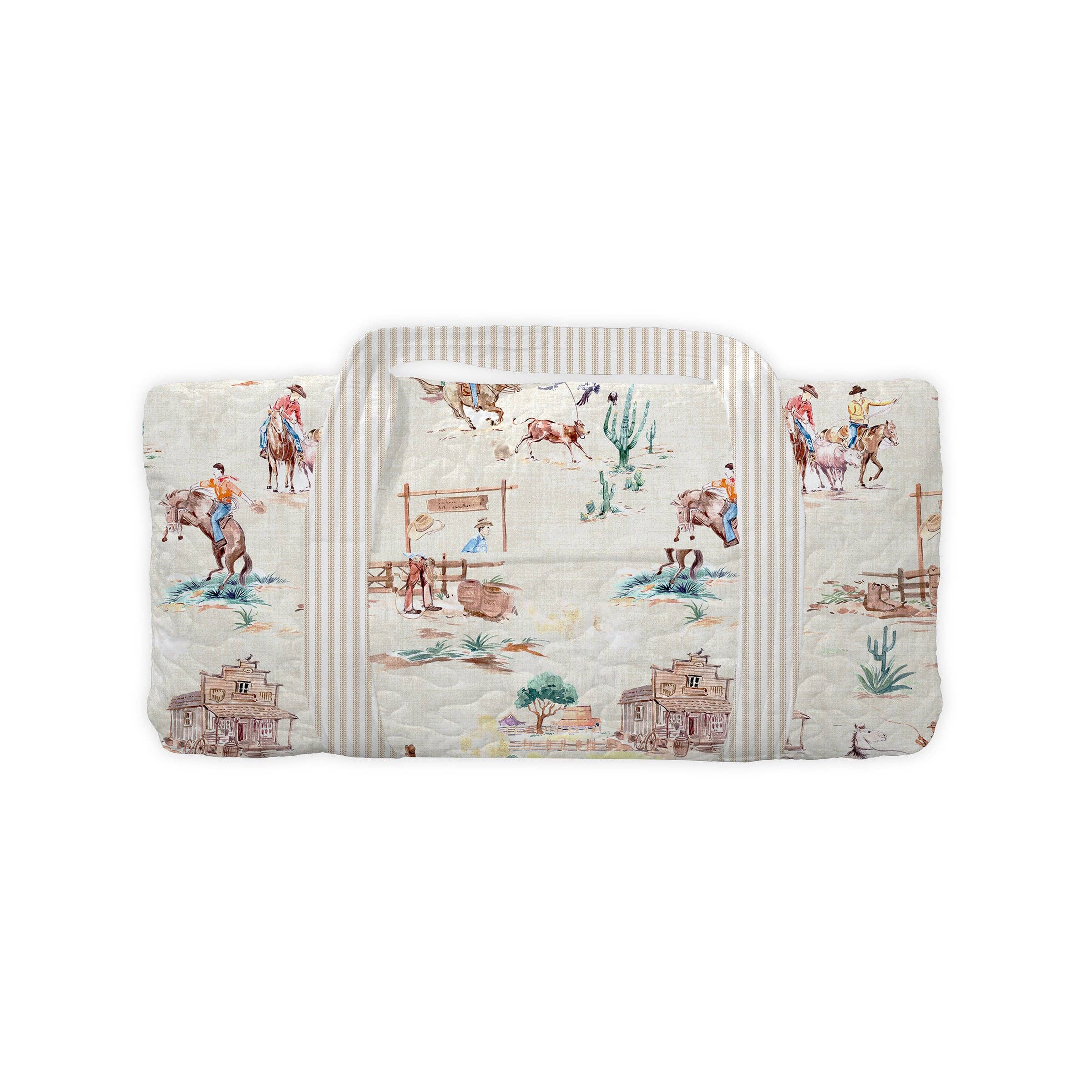 Retro Cowboy Weekender Duffle Bag