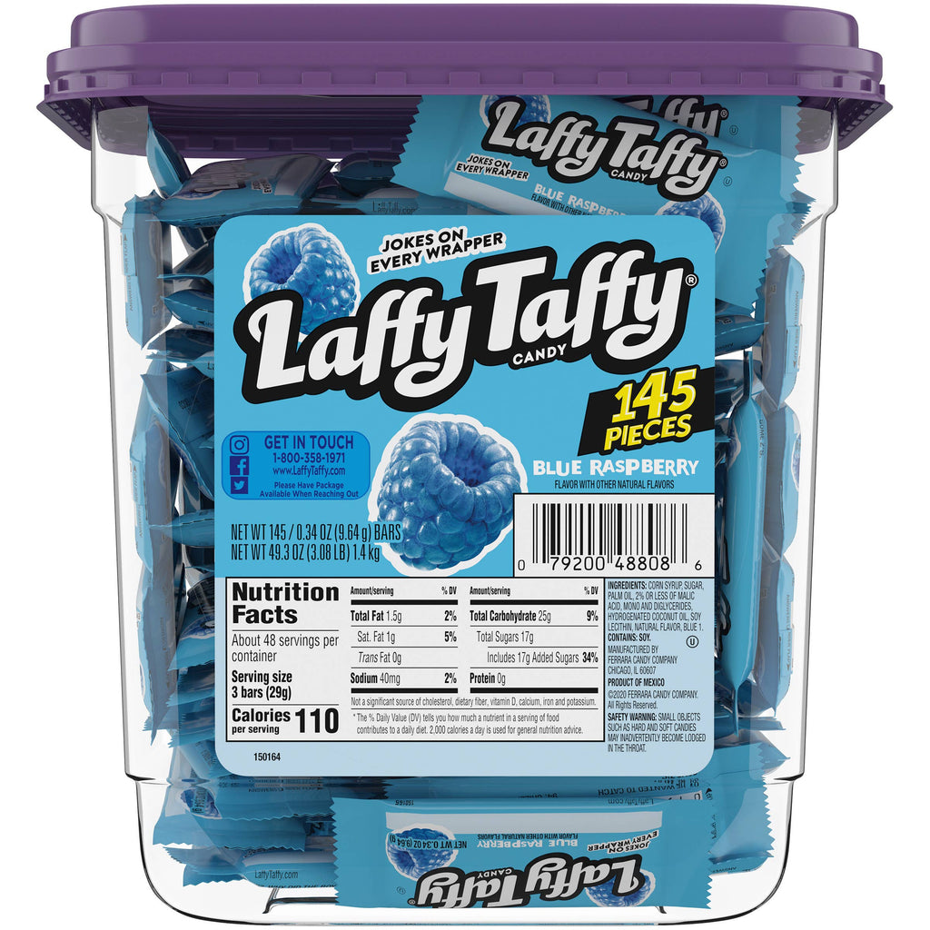 Laffy Taffy Blue Raspberry Mini Bars