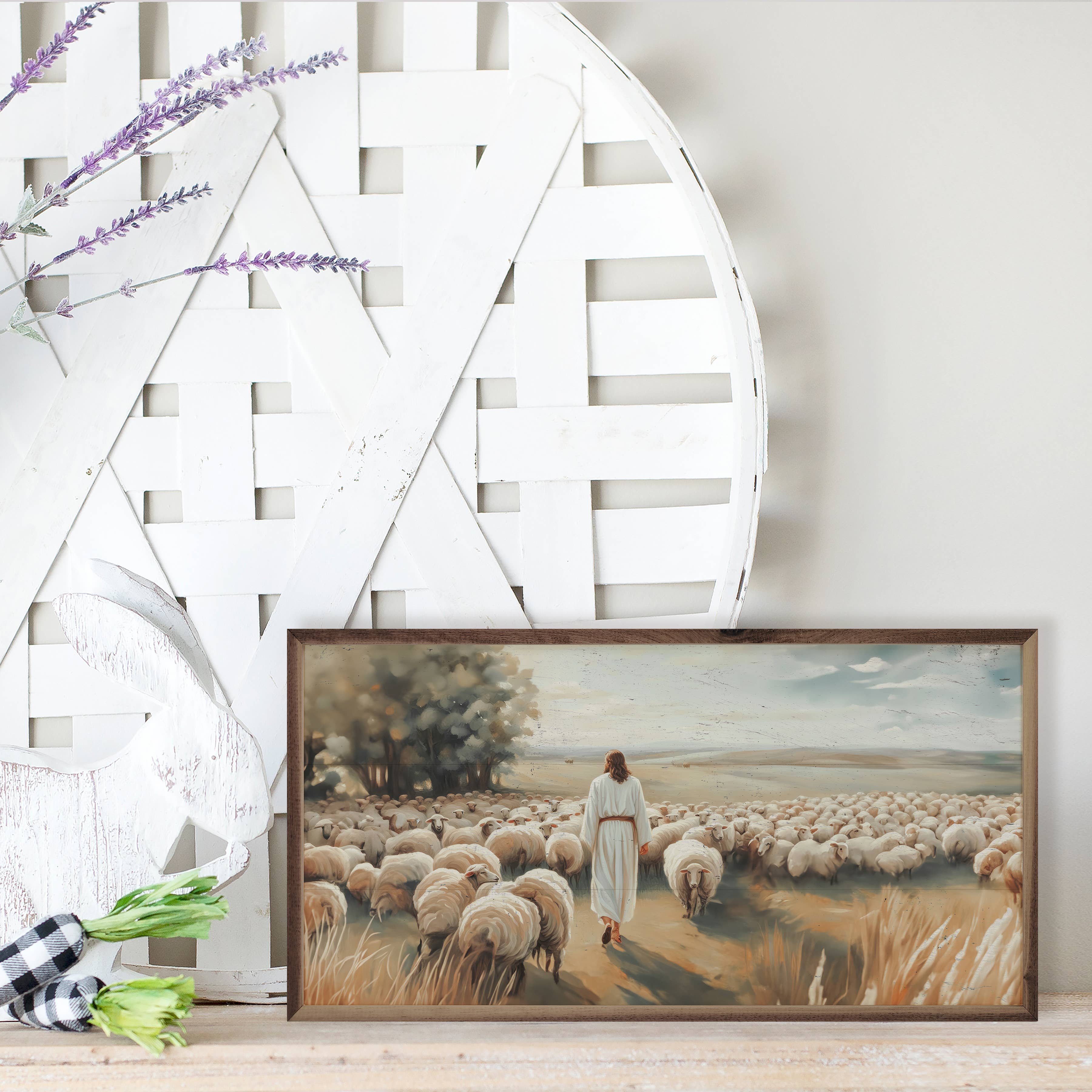 Jesus With His Flock
