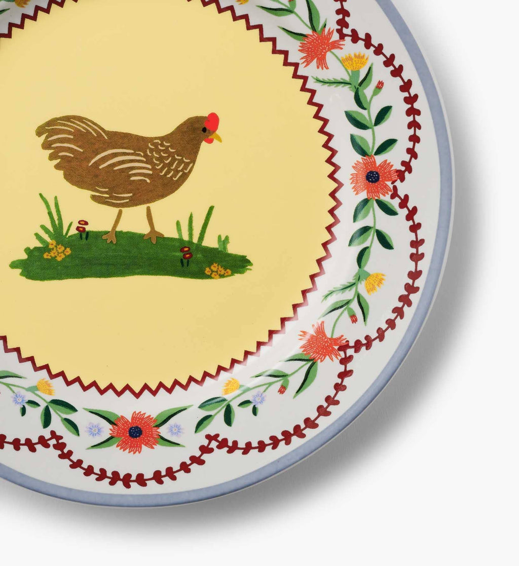 Home Sweet Home Porcelain Dessert Plate Set