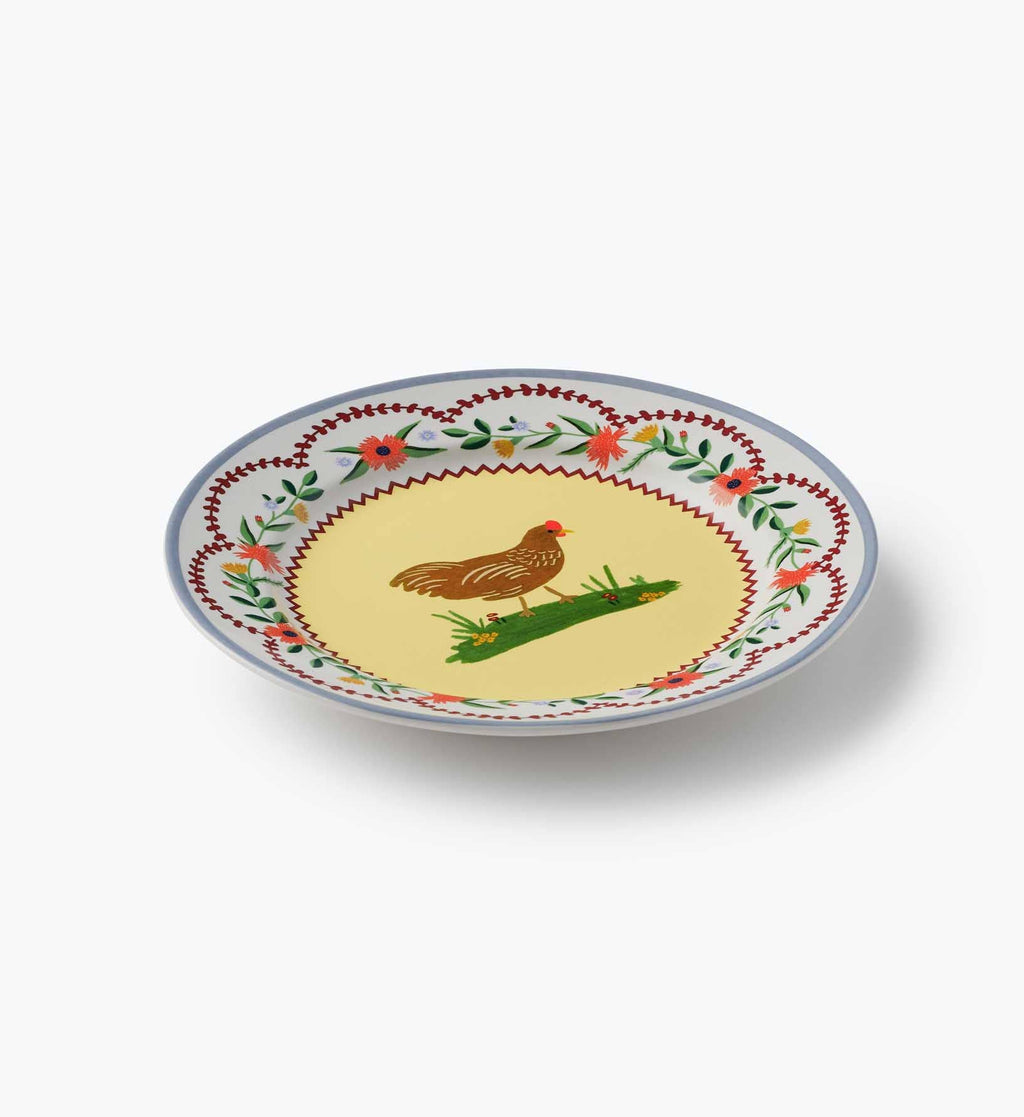 Home Sweet Home Porcelain Dessert Plate Set