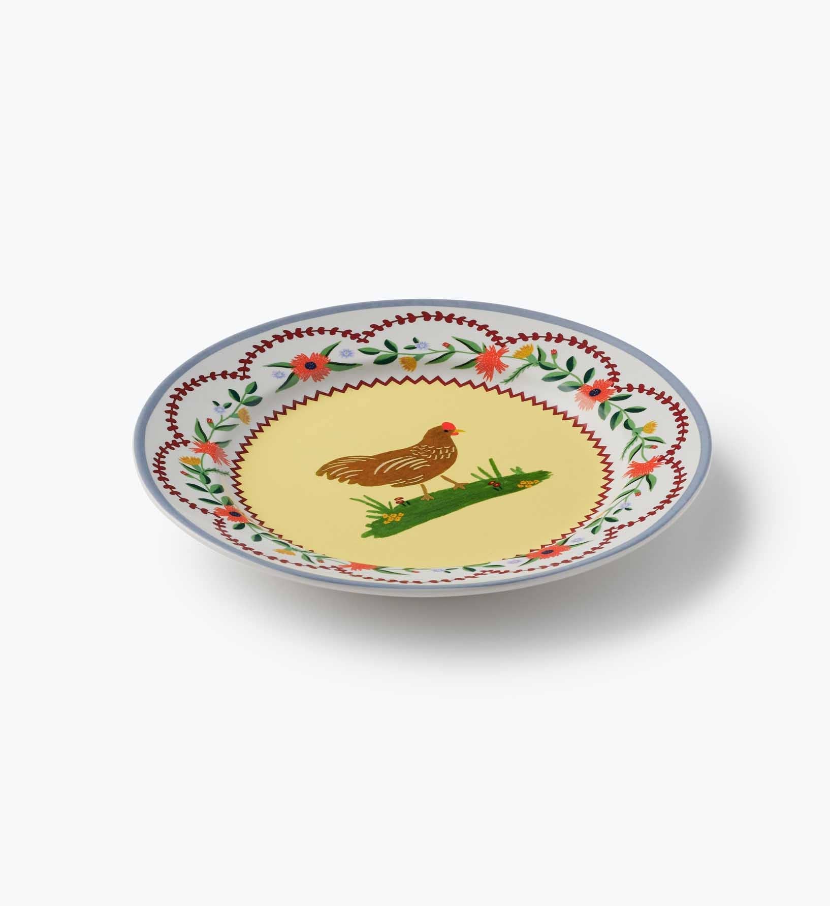 Home Sweet Home Porcelain Dessert Plate Set