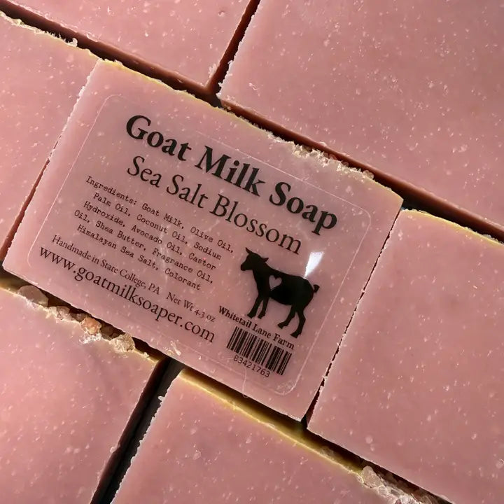 Sea Salt Blossom Goat Milk Soap