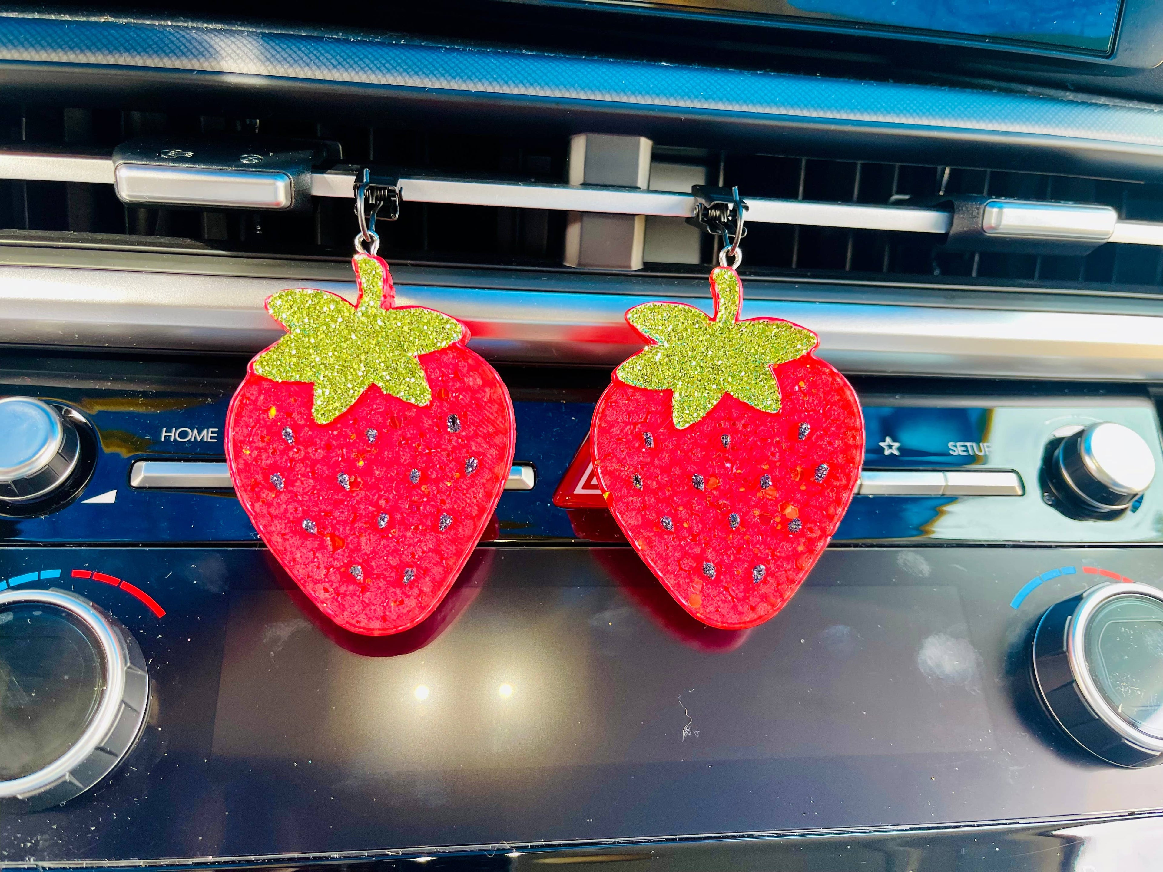 Strawberry VENT Car Freshie Set of 2 