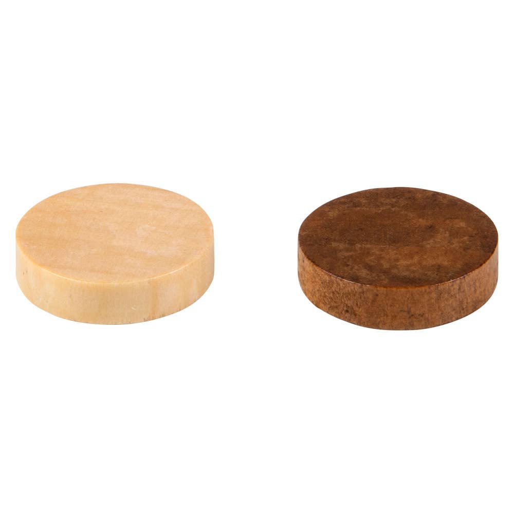 Wooden Checkers Game